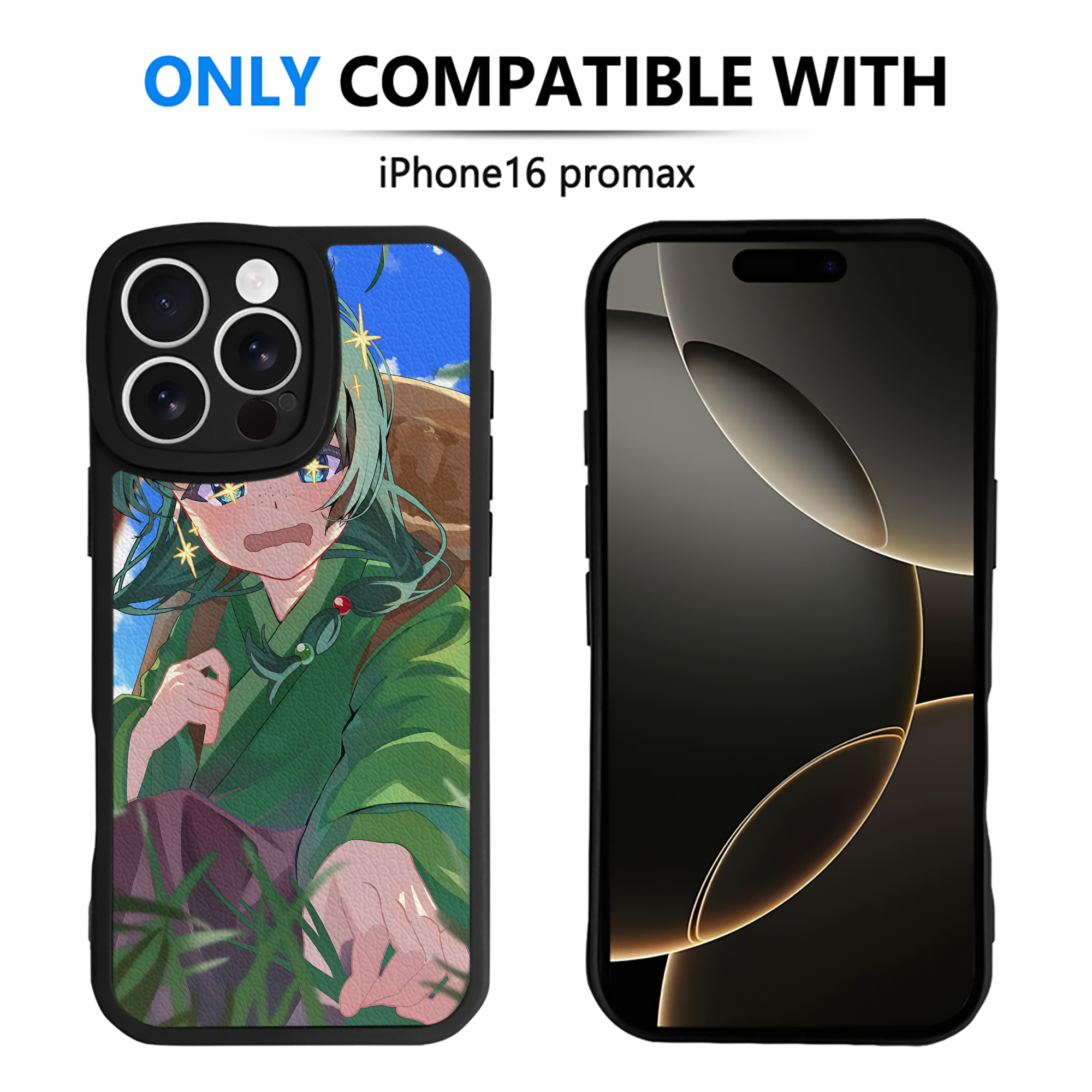 （画像用） 薬屋のひとりごと The Apothecary Diaries 【iPhone 16シリーズ対応】シリコンスマホケース（レザー調） 材質：シリコン